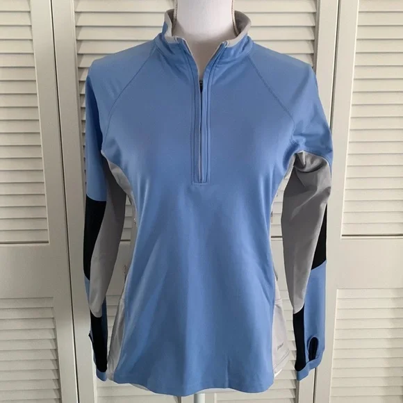 EMS Eastern Mountain Sports Women’s Half Zip Pullover Jacket Blue Size Medium - Picture 1 of 12
